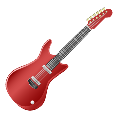 Red Electric Guitar