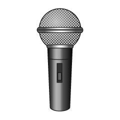 Silver Microphone