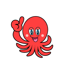 Thumbs up Octopus