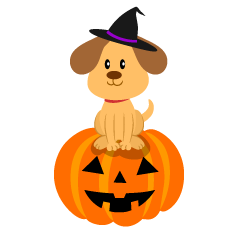 Perro Calabaza De Halloween