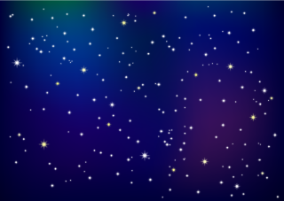Fondo de cielo nocturno de estrellas