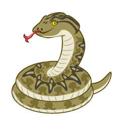 Serpiente aterradora