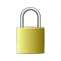 Gold Padlock