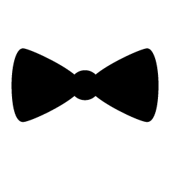 Cute Bowtie Silhouette