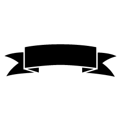 Black Banner Ribbon Silhouette