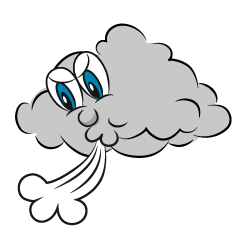 Nube de tormenta de viento