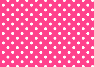 White Polka Dot Pink