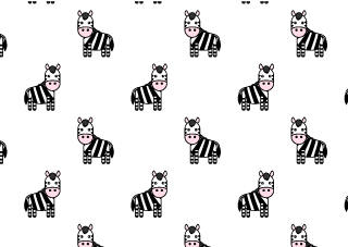 Cute Zebras Pattern