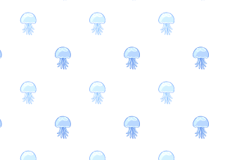 Fondo de pantalla de patrón de medusas