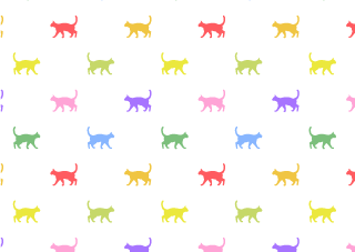 Fondo De Pantalla De Gatos De Colores