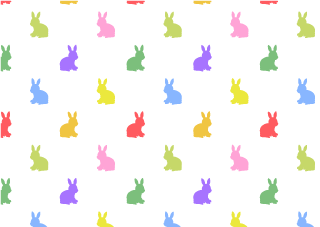Fondo de pantalla de conejo colorido