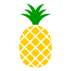 Piña plana