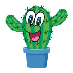 Cactus sorprendido
