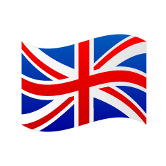 Swinging UK Flag