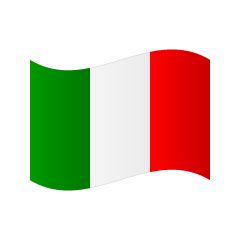 Balanceo de la bandera de Italia