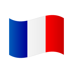 Waving France Flag