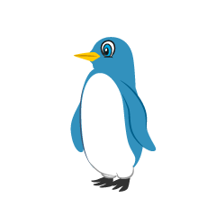 Pingüino azul