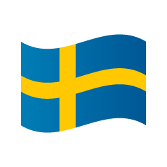 Waving Sweden Flag