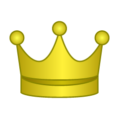 Corona de oro simple
