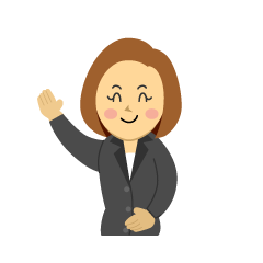 Businesswoman Raising Hand