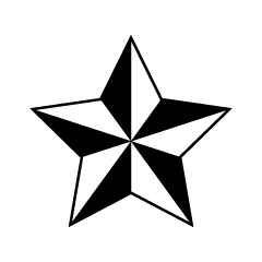 Símbolo de estrella genial