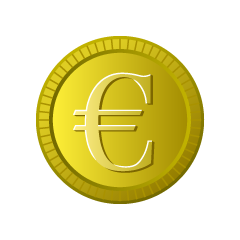 Moneda de oro euro