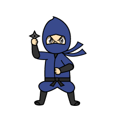 Ninja with Shuriken