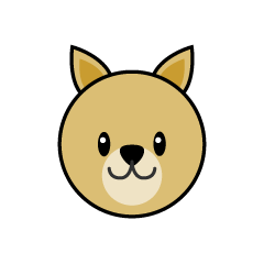 Simple Dog Face