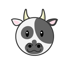 Cara de vaca simple