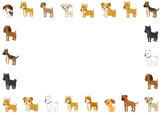 Various Dog Border