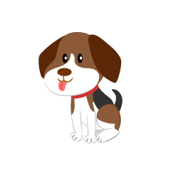Lindo, perro beagle
