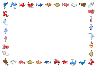 Sea Creatures Border