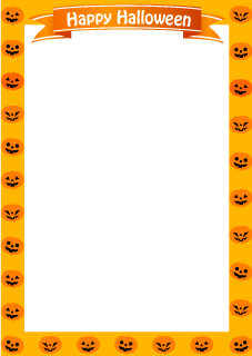 Pumpkins Portrait Border