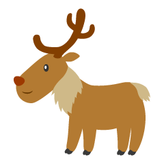 Cute Reindeer from Side