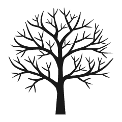 Branch Tree Silhouette