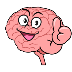 Thumbs up Brain