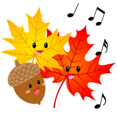 Singing Cute Acorn and Maple