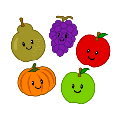 Cute Autumn Fruit