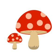 Parent and Child Amanita