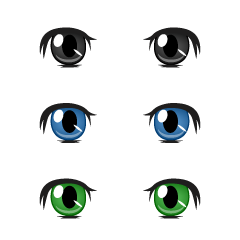 Cute Girls Anime Eyes