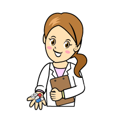 Pharmacist Showing Medicine