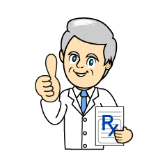 Elderly Pharmacist Thumbs up