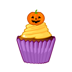 Cute Halloween Cupcake