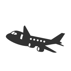 Cute Plane Silhouette