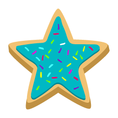 Blue Star Cookie