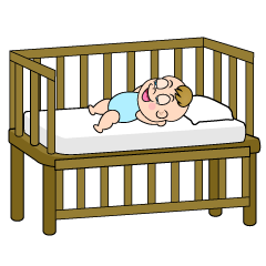 Baby Sleeping in Crib