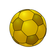 Gold Soccer Ball