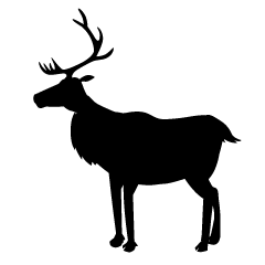 Reindeer Silhouette