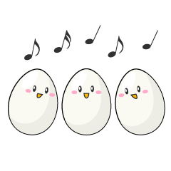 Singing Egg Character