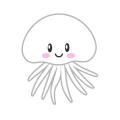 Cute White Jellyfish